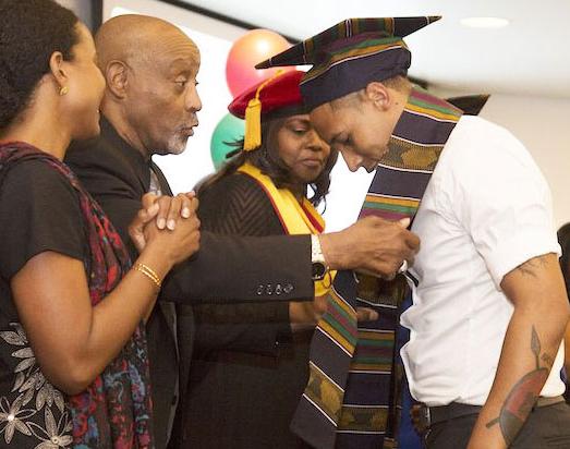 Ujima student participates in Black Graduation